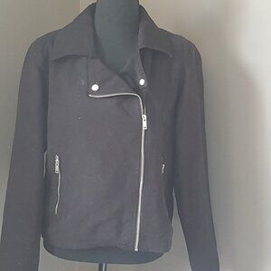 Women's Faux Suede Jacket. Size large women's.